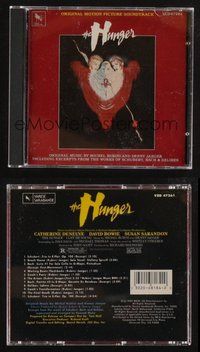 1t332 HUNGER soundtrack CD '90 original score by Michel Rubini & Danny Jaeger!