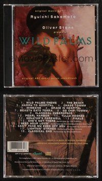 1t363 WILD PALMS TV soundtrack CD '93 Oliver Stone, original score by Ryuichi Sakamoto!