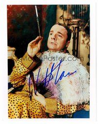 1t296 NATHAN LANE signed color 8x10 REPRO still '00s smoking in wacky outfit from The Birdcage!