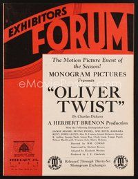 1t173 EXHIBITORS FORUM exhibitor magazine February 23, 1933 NSS ad with Karloff in Mummy & 2 more!