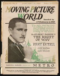 1t164 MOVING PICTURE WORLD exhibitor magazine Jan 10, 1920 1st verison of Superman & Invisible Ray