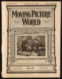 1t160 MOVING PICTURE WORLD exhibitor magazine September 16, 1916 Fantomas, Shielding Shadow +more!