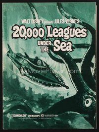 1t071 20,000 LEAGUES UNDER THE SEA pb R71 Jules Verne classic, wonderful art of deep sea divers!