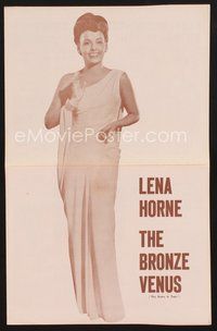1t084 BRONZE VENUS pressbook R40s The Duke is Tops, full-length beautiful Lena Horne!