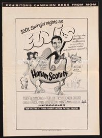 1t105 HARUM SCARUM pressbook '65 rockin' Elvis Presley, Mary Ann Mobley, 1001 Swingin' nights!