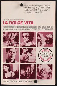 1t118 LA DOLCE VITA pressbook R66 Federico Fellini, Marcello Mastroianni, sexy Anita Ekberg!