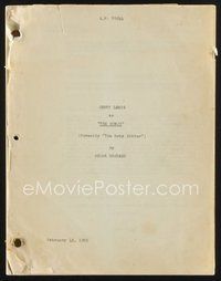 1t214 BUNJY script February 12, 1965, unproduced screenplay by Oscar Brodney!