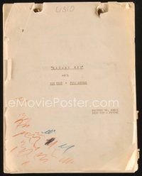 1t243 MADAME SPY continuity & dialogue script '34 screenplay by William Hurlbut!