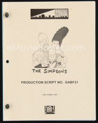 1t251 SIMPSONS TV production script Nov 15, 2004, screenplay by Stephanie Gillis, See Homer Run!