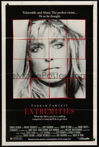 1w294 EXTREMITIES 1sh '86 James Russo, Diana Scarwid, sexy Farrah Fawcett gets revenge!