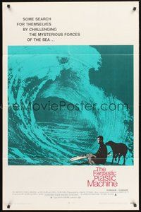 1w300 FANTASTIC PLASTIC MACHINE 1sh '69 surfing, challenge the mysterious forces of the sea!