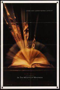 1w448 IN THE MOUTH OF MADNESS DS 1sh '95 John Carpenter, Sam Neill, lived any good books lately?