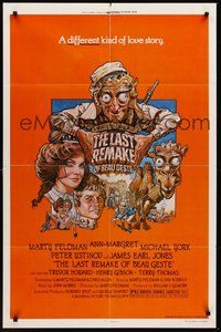 1w497 LAST REMAKE OF BEAU GESTE 1sh '77 art of Marty Feldman, Ann-Margret, Michael York by Struzan!