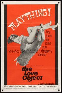 1w545 LOVE OBJECT 1sh '69 they teach sexy plaything Kim Pope some very strange games!