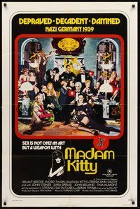 1w566 MADAM KITTY 1sh '76 x-rated, depraved, decadent, damned, sex is not only an art but a weapon!