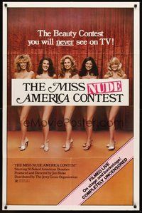 1w617 MISS NUDE AMERICA 1sh R80 beauty pageant sexploitation, you will never see on TV!