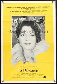 1w684 PASSERBY int'l 1sh '82 La Passante du Sans-Souci, close-up of pretty Romy Schneider