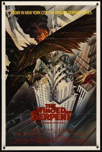 1w721 Q int'l 1sh '82 great fantasy artwork of the Winged Serpent Quetzalcoatl!
