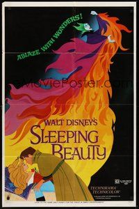 1w802 SLEEPING BEAUTY style A 1sh R70 Walt Disney cartoon fairy tale fantasy classic!