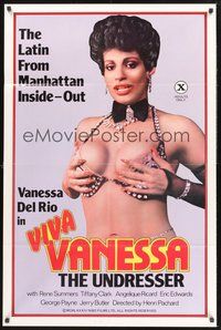 1w928 VIVA VANESSA 1sh '84 sexy Vanessa Del Rio is the Latin from Manhattan, x-rated!