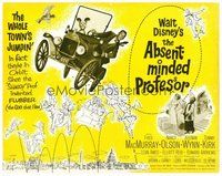 1x049 ABSENT-MINDED PROFESSOR TC '61 Walt Disney, Flubber, Fred MacMurray in title role!