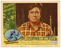 1x358 BEAST WITH 1,000,000 EYES LC #4 '55 cool border art of monster, terrified Leonard Tarver!