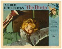 1x374 BIRDS LC #2 '63 Alfred Hitchcock, best super close up of Tippi Hedren attacked by bird!