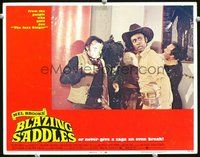 1x379 BLAZING SADDLES LC #2 '74 classic Mel Brooks, Cleavon Little in cafeteria food fight!