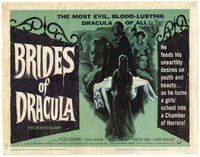 1x084 BRIDES OF DRACULA TC '60 Terence Fisher, Hammer, Peter Cushing as Van Helsing!