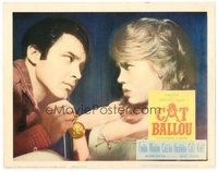 1x422 CAT BALLOU LC '65 Michael Callan shows pocket watch to sexy cowgirl Jane Fonda!