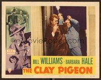 1x432 CLAY PIGEON LC #3 '49 close up of Bill Williams trying to wrestle gun from bad guy!