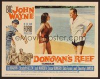 1x478 DONOVAN'S REEF LC #2 '63 John Ford, sailor John Wayne & Elizabeth Allen in swimsuit!