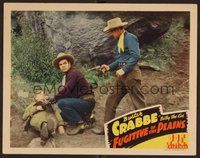 1x530 FUGITIVE OF THE PLAINS LC '43 Buster Crabbe helps wounded Maxine Leslie!