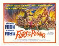 1x141 FURY OF THE PAGANS TC '62 La Furia dei Barbari, barbarians, plunderers, marauders!