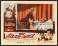 1x553 GLASS WALL LC '53 romantic close up of sexy Gloria Grahame & Vittorio Gassman!