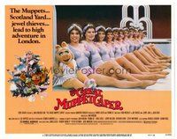 1x563 GREAT MUPPET CAPER LC #6 '81 Jim Henson, great image of Miss Piggy in lineup of sexy dancers!