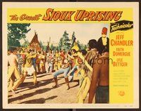 1x565 GREAT SIOUX UPRISING LC #7 '53 barechested Jeff Chandler surrounded by Native Americans!