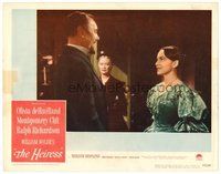 1x581 HEIRESS LC #6 '49 William Wyler, father Ralph Richardson, Miriam Hopkins & Olivia de Havilland
