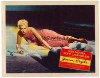 1x631 JEANNE EAGELS LC #8 '57 full-length close-up image of sexiest Kim Novak laying on floor!