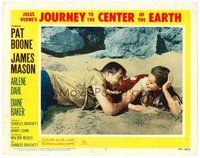 1x644 JOURNEY TO THE CENTER OF THE EARTH LC #7 '59 Jules Verne, c/u of James Mason & Arlene Dahl!