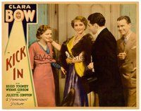 1x651 KICK IN LC '31 smiling man & woman introduce man in tux to smiling Clara Bow!