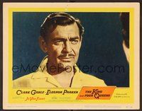1x656 KING & FOUR QUEENS LC '57 best close up of of Clark Gable looking really intense!