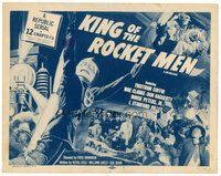 1x175 KING OF THE ROCKET MEN TC R56 great art of funky space man + serial movie scenes!