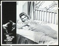 1x795 NO WAY TO TREAT A LADY LC #1 '68 close up of sexy Lee Remick laying in bed!