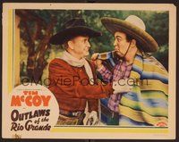 1x807 OUTLAWS OF THE RIO GRANDE LC '41 great close up of Tim McCoy & Felipe Turich!