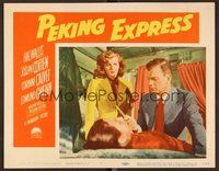 1x818 PEKING EXPRESS LC #1 '51 Joseph Cotten with knife & Corinne Calvet by unconscious girl!