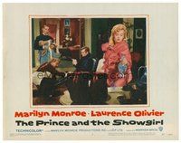 1x832 PRINCE & THE SHOWGIRL LC #5 '57 sexy Marilyn Monroe pours refreshment for Laurence Olivier!
