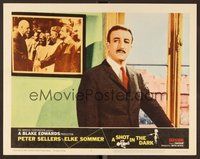 1x899 SHOT IN THE DARK LC #3 '64 c/u of Peter Sellers standing by portrait of him shaking hands!