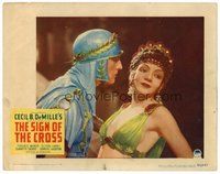 1x903 SIGN OF THE CROSS LC #4 R44 Cecil B. DeMille, c/u of Fredric March & Claudette Colbert!