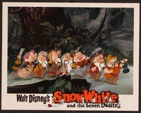 1x913 SNOW WHITE & THE SEVEN DWARFS LC R67 classic image of Dwarfs off to work!